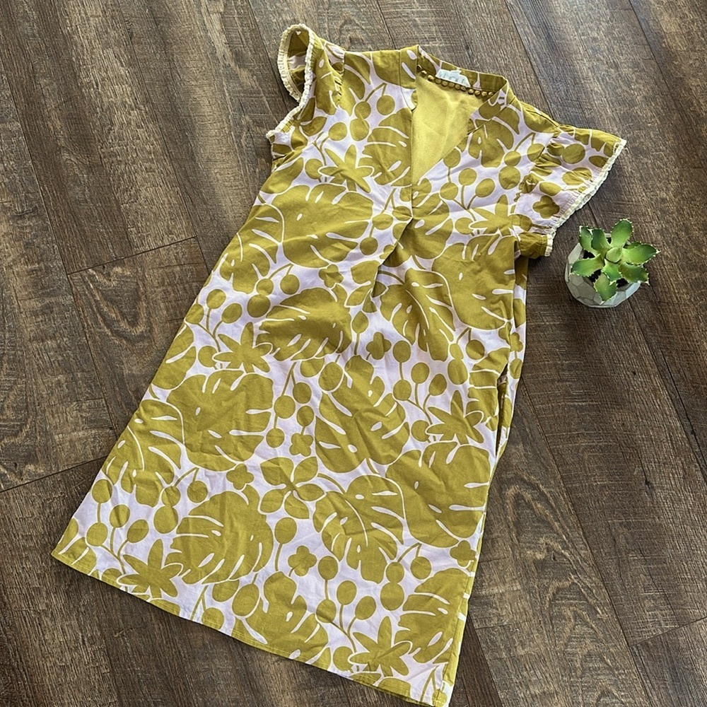THML Floral Yellow and White Dress